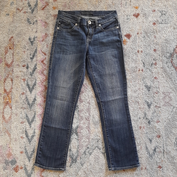 Rock & Republic Kendall Western Straight Leg Jeans Sz 4 – Dark Wash Mid Rise - Picture 2 of 10